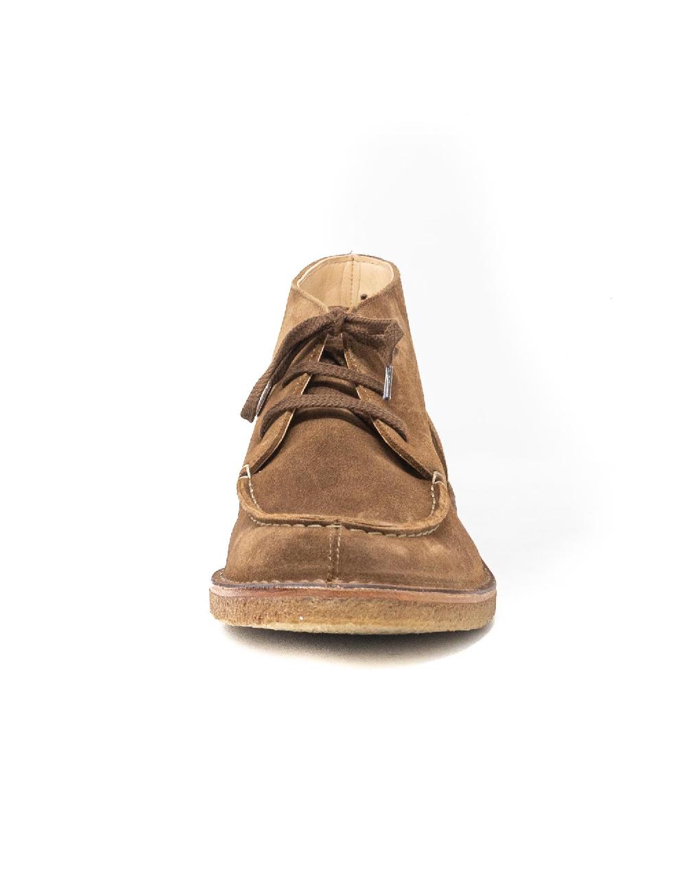 Wally Walker moc-toe Astorflex in pelle scamosciata Deukeflex Dark Khaki Promozione