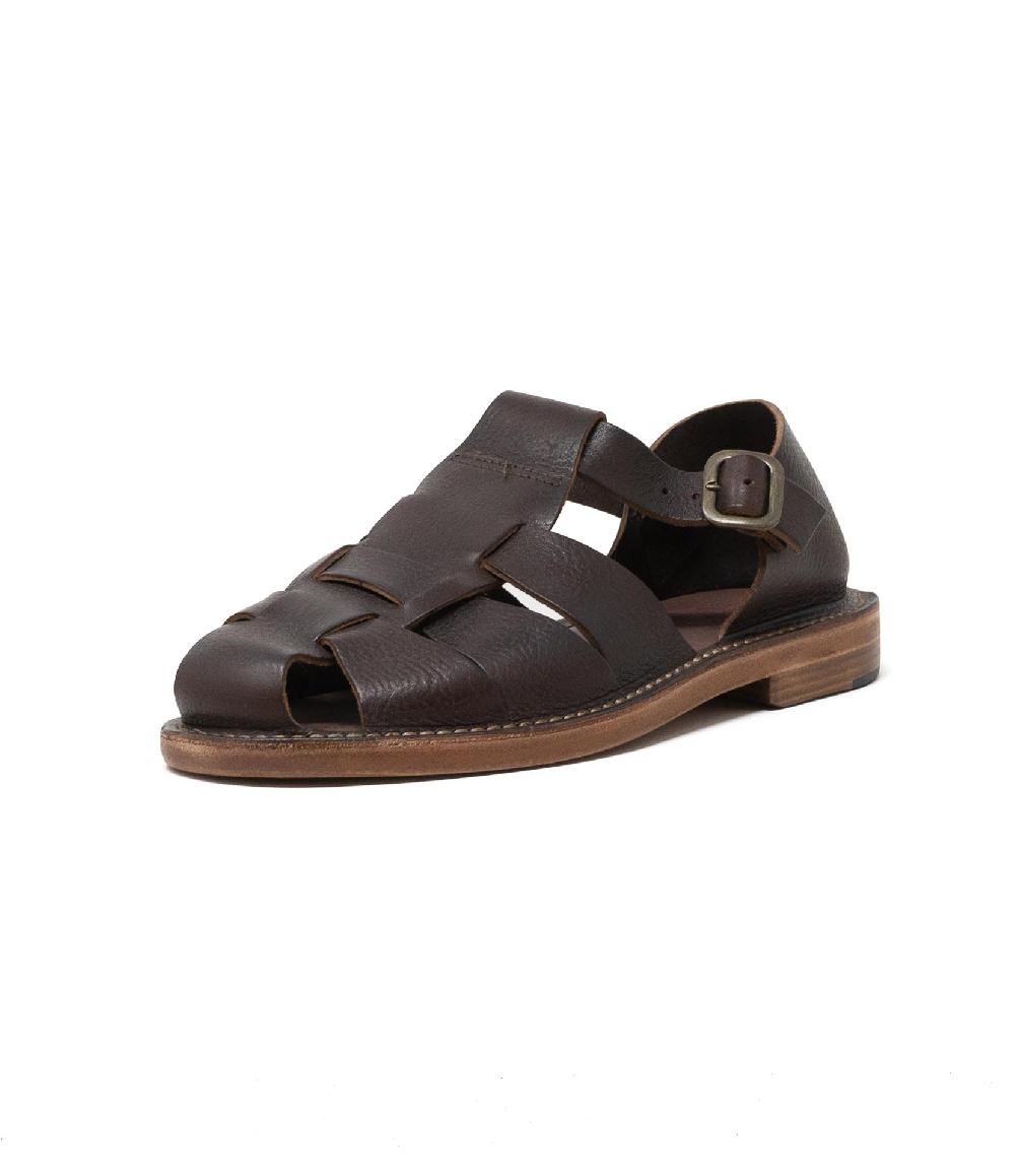 Wally Walker Astorflex – sandalo uomo in pelle Monkflex caffè Soddisfazione Garantita