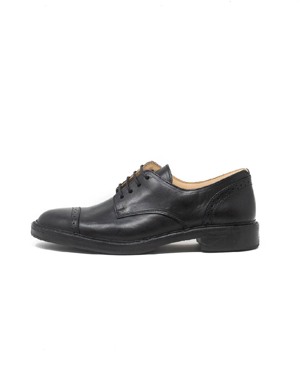 Wally Walker Astorflex – derby donna in pelle Gardflex nero Ritorno libero