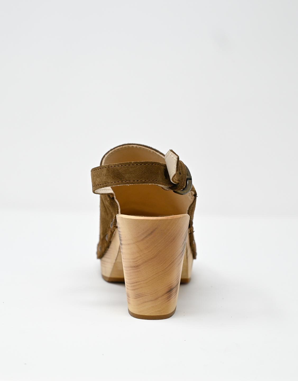 Wally Walker zoccolo in pelle scamosciata dark chestnut Olandflex by astorflex I Più Venduti