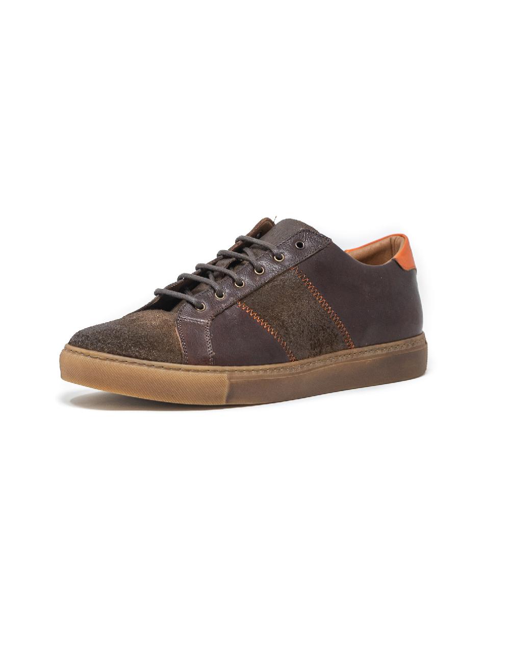 Wally Walker Wally Walker – sneaker in pelle e camoscio Royale dark chestnut Pezzi Unici