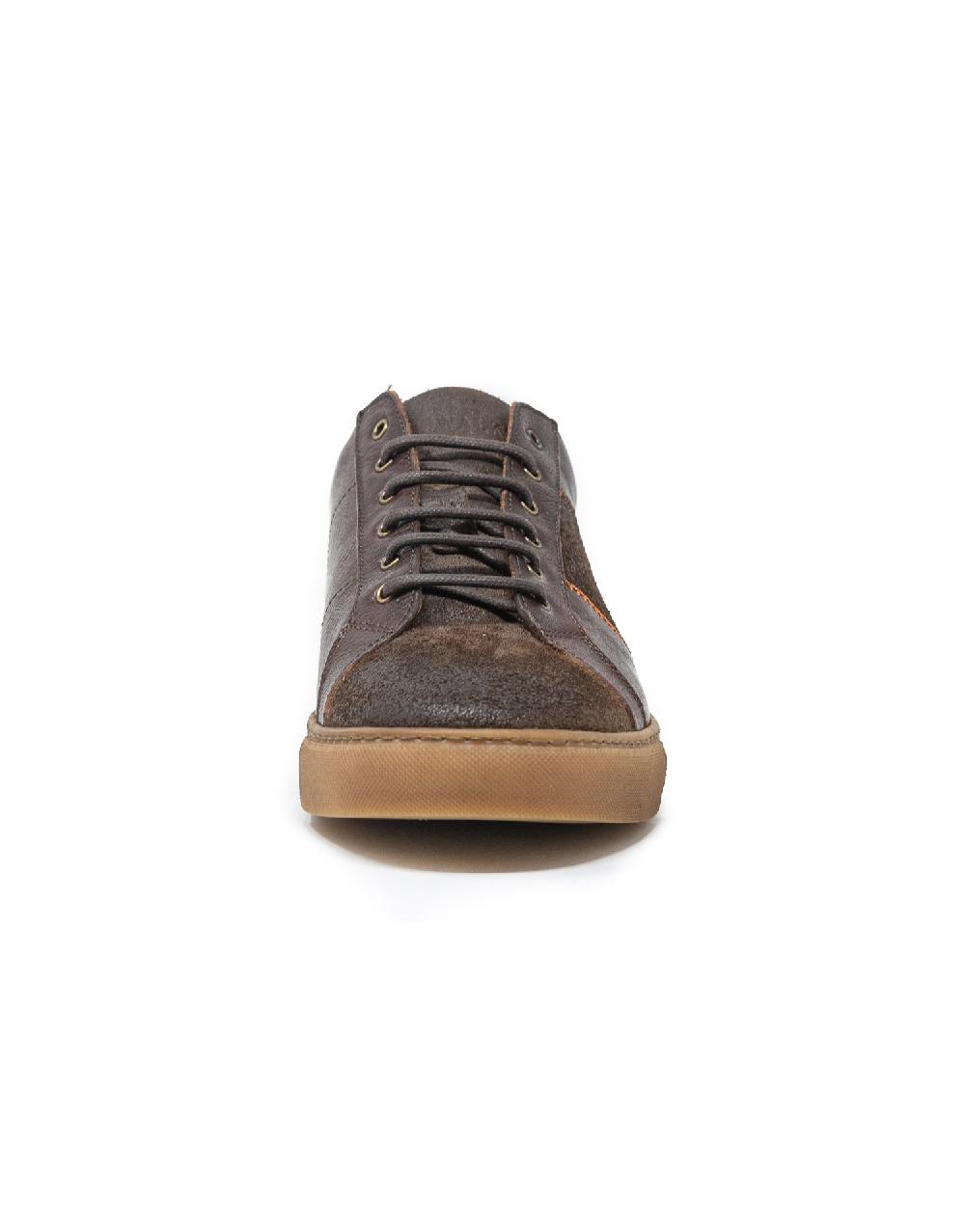 Wally Walker Wally Walker – sneaker in pelle e camoscio Royale dark chestnut Pezzi Unici