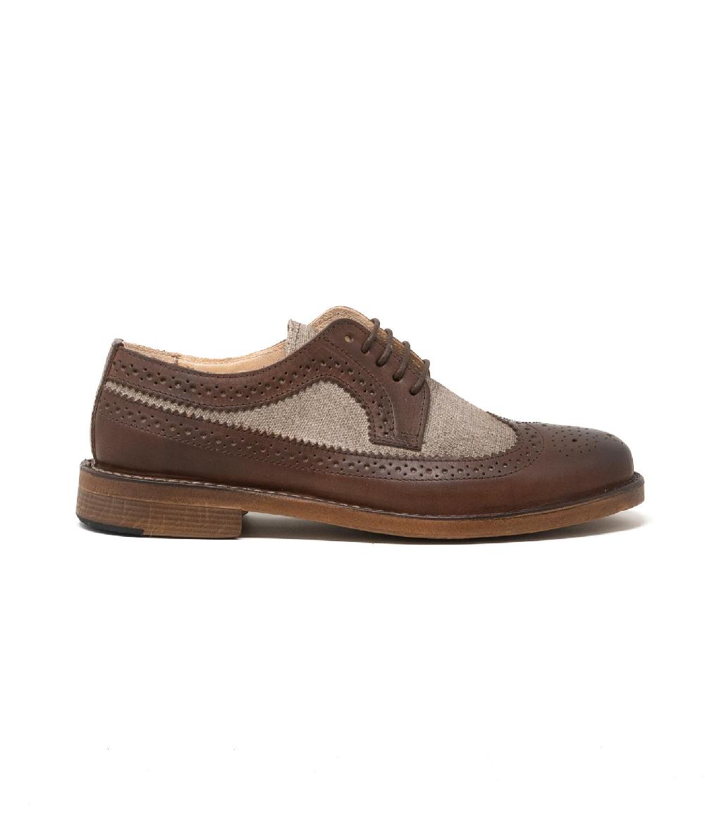 Wally Walker Astorflex – derby in pelle e tessuto Rondiflex sabbia b976 Novità