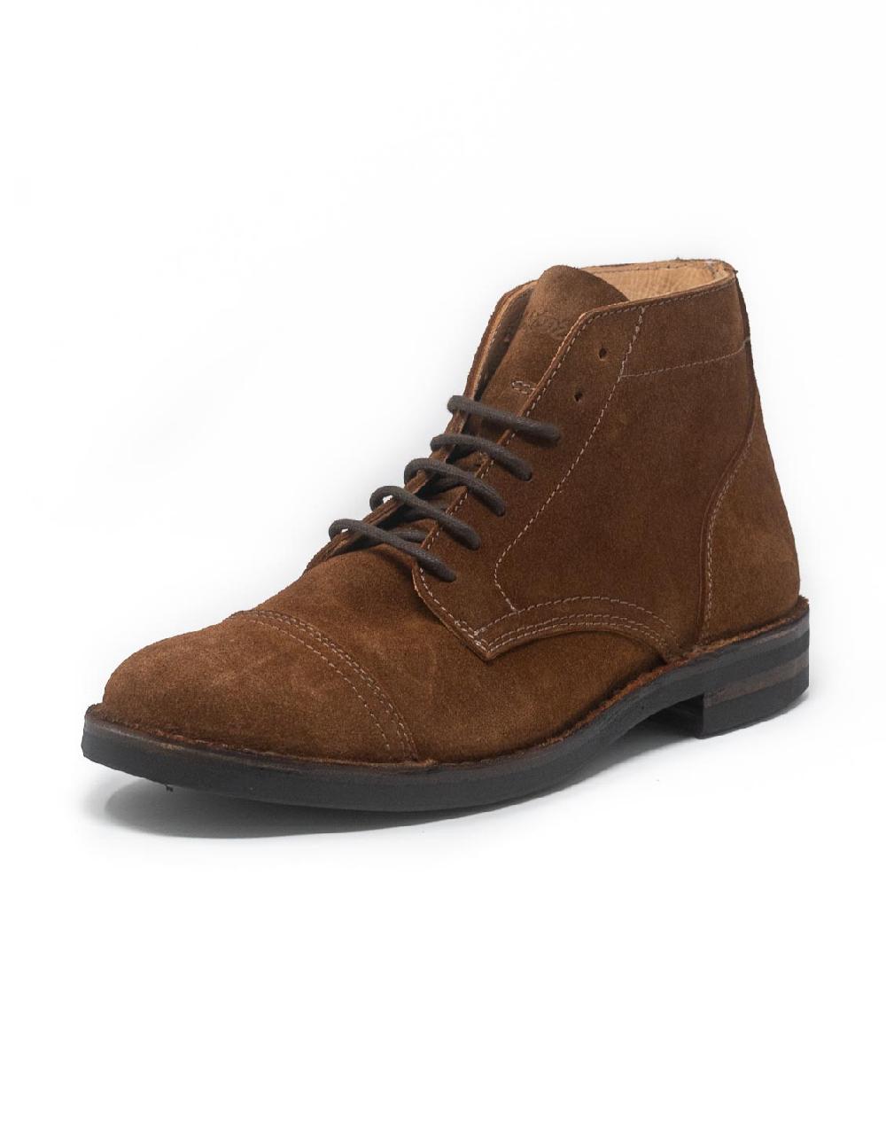 Wally Walker Astorflex – stivale mid scamosciato Aldflex cuoio In Vendita