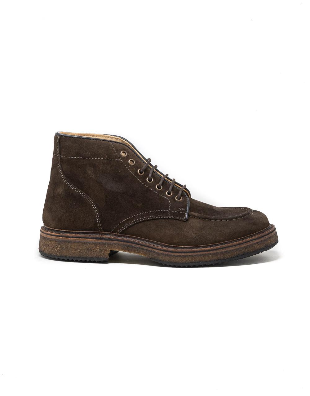 Wally Walker Astorflex – stivale uomo scamosciato Nuvoflex 001 Dark Chestnut Vendita Calda