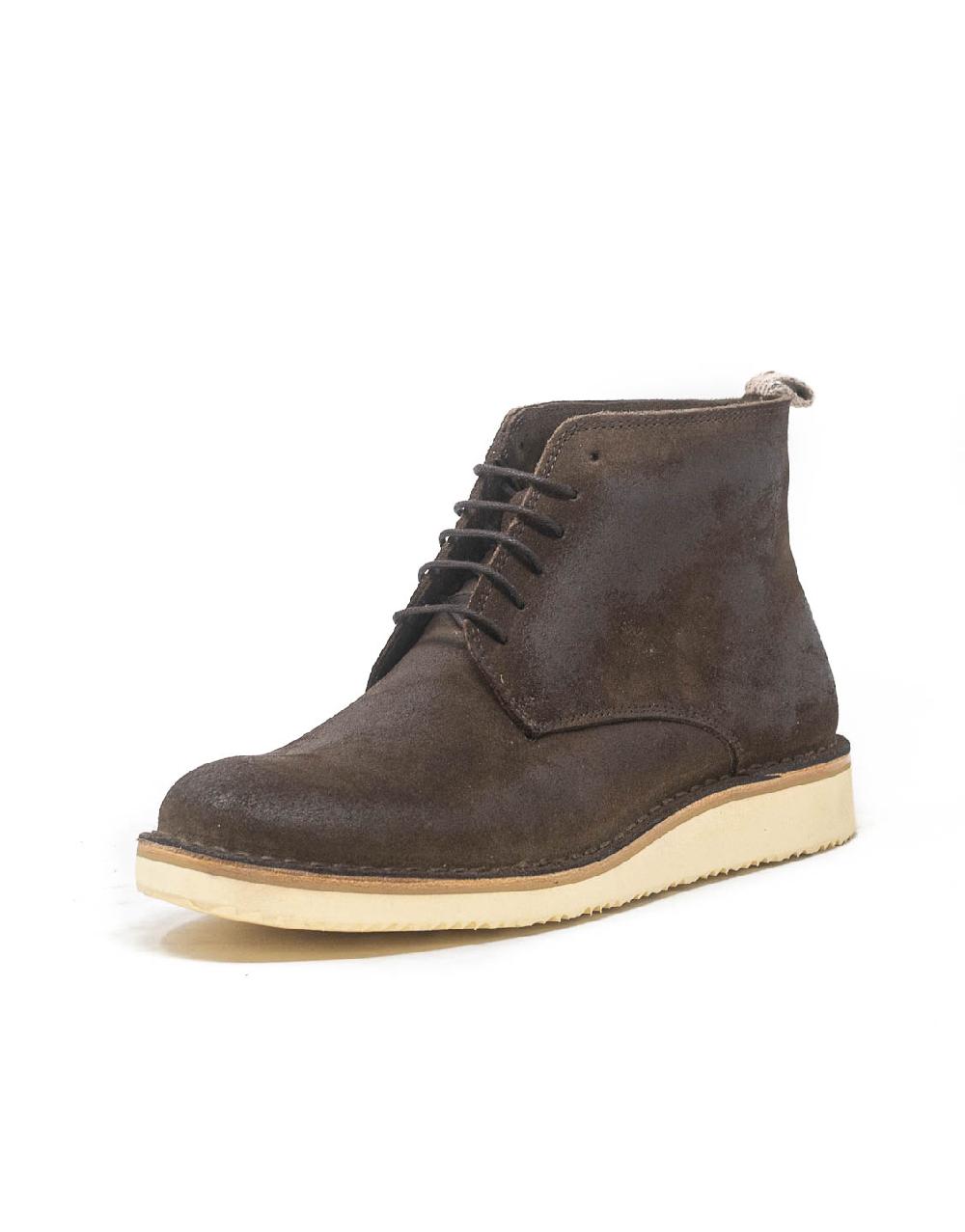 Wally Walker Astorflex – stivale uomo in pelle scamosciata Midflex Dark Chestnut Qualità