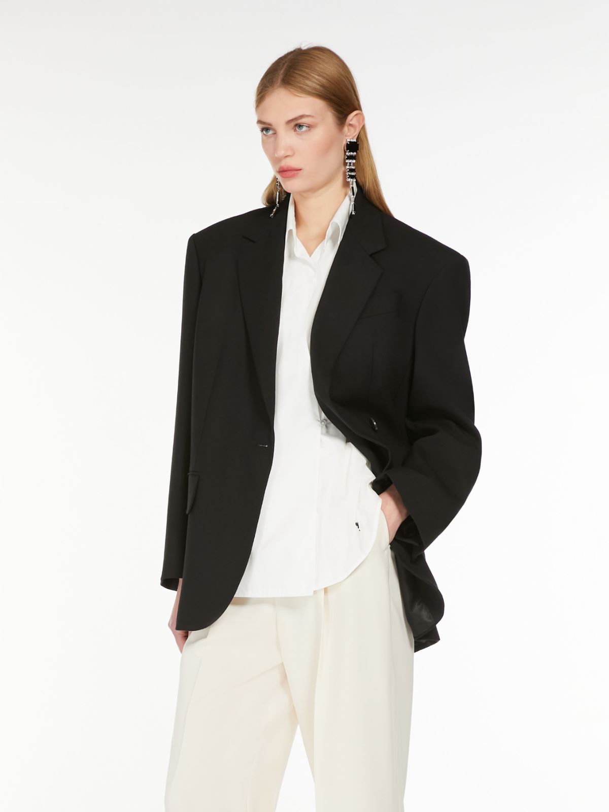 Weekend Blazer over in tela di lana I Più Venduti