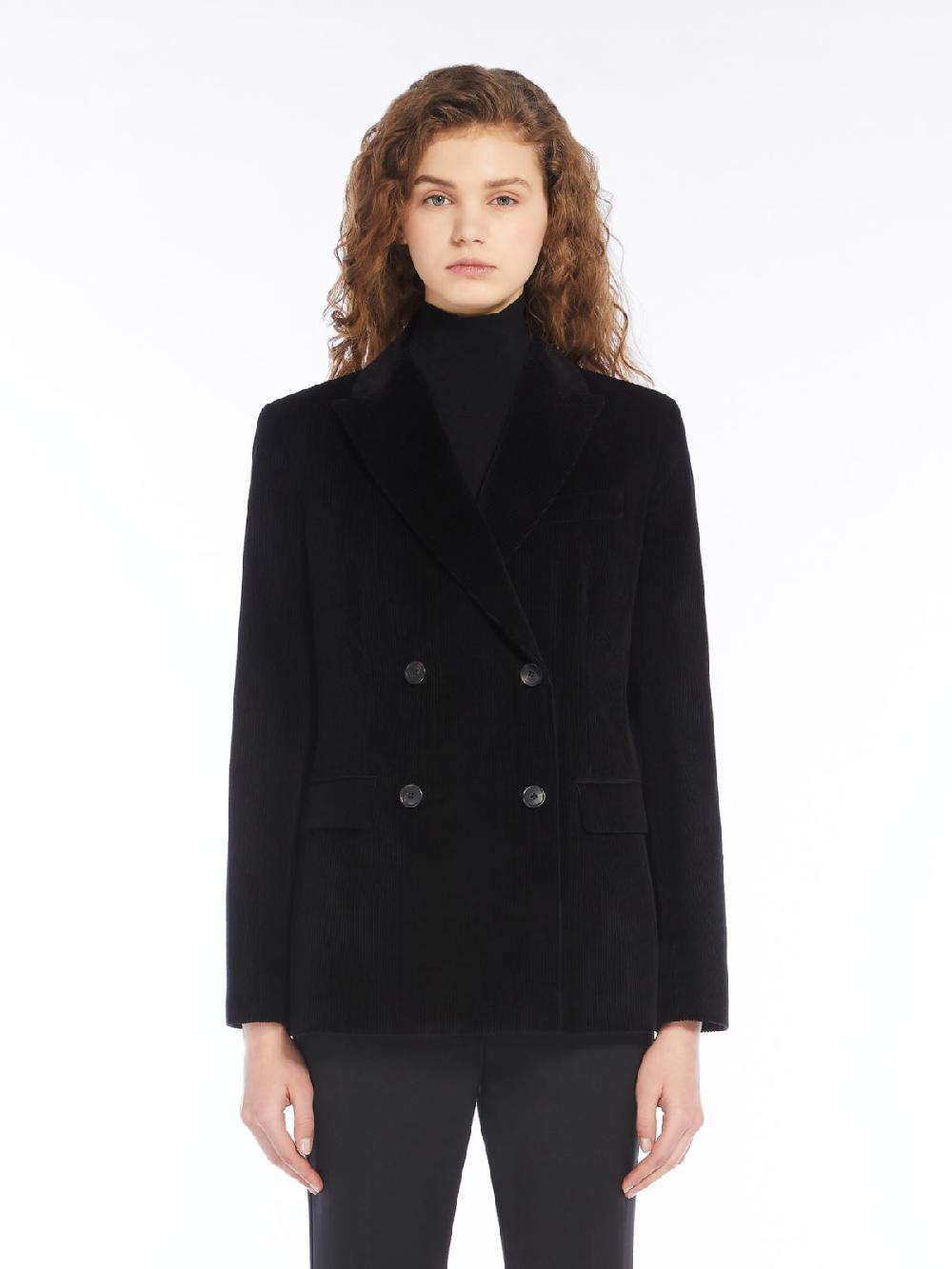 Weekend Blazer doppiopetto in velluto Vendite Flash