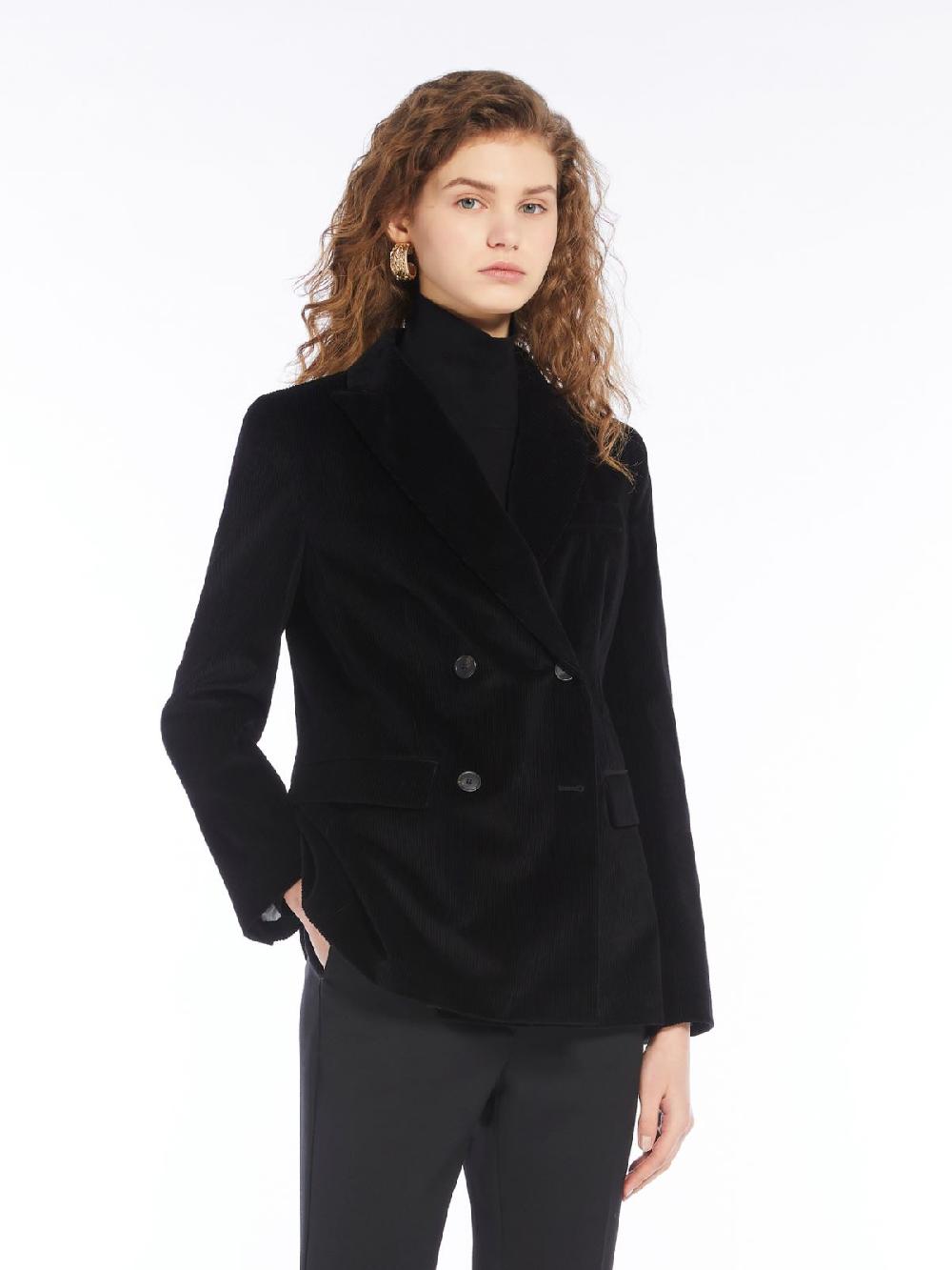 Weekend Blazer doppiopetto in velluto Vendite Flash