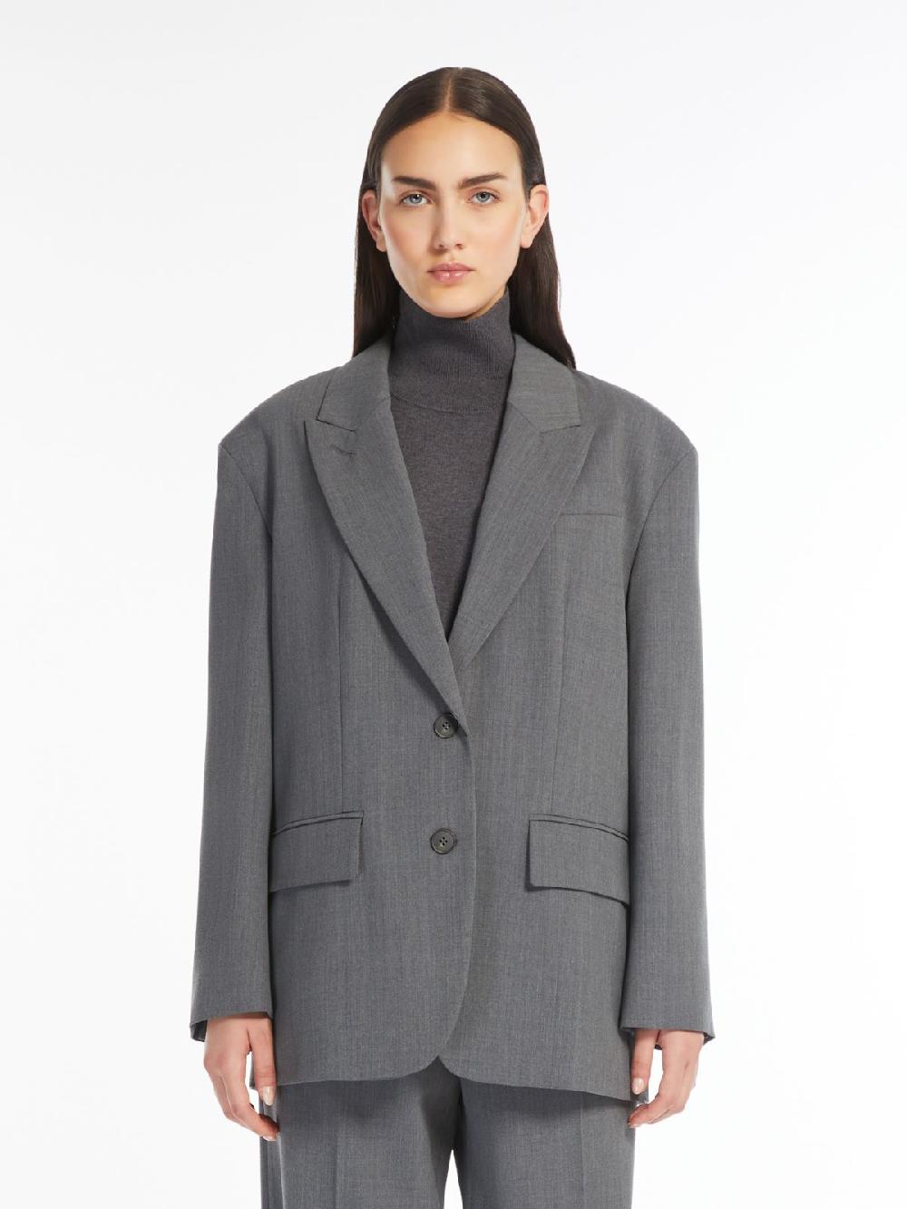 Weekend Blazer over in gabardina mista lana Italy