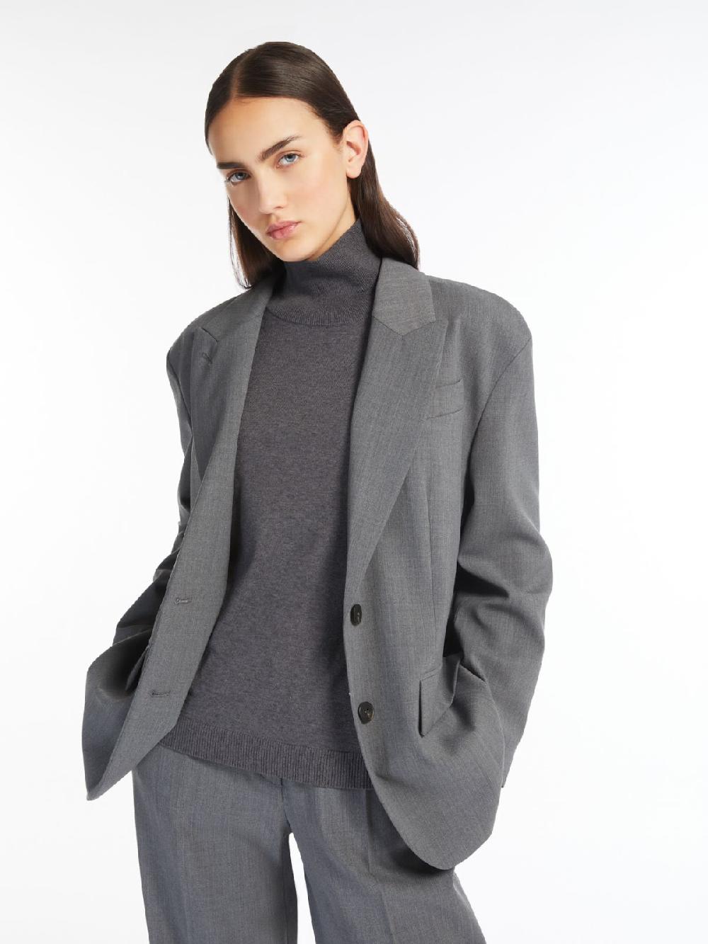 Weekend Blazer over in gabardina mista lana Italy