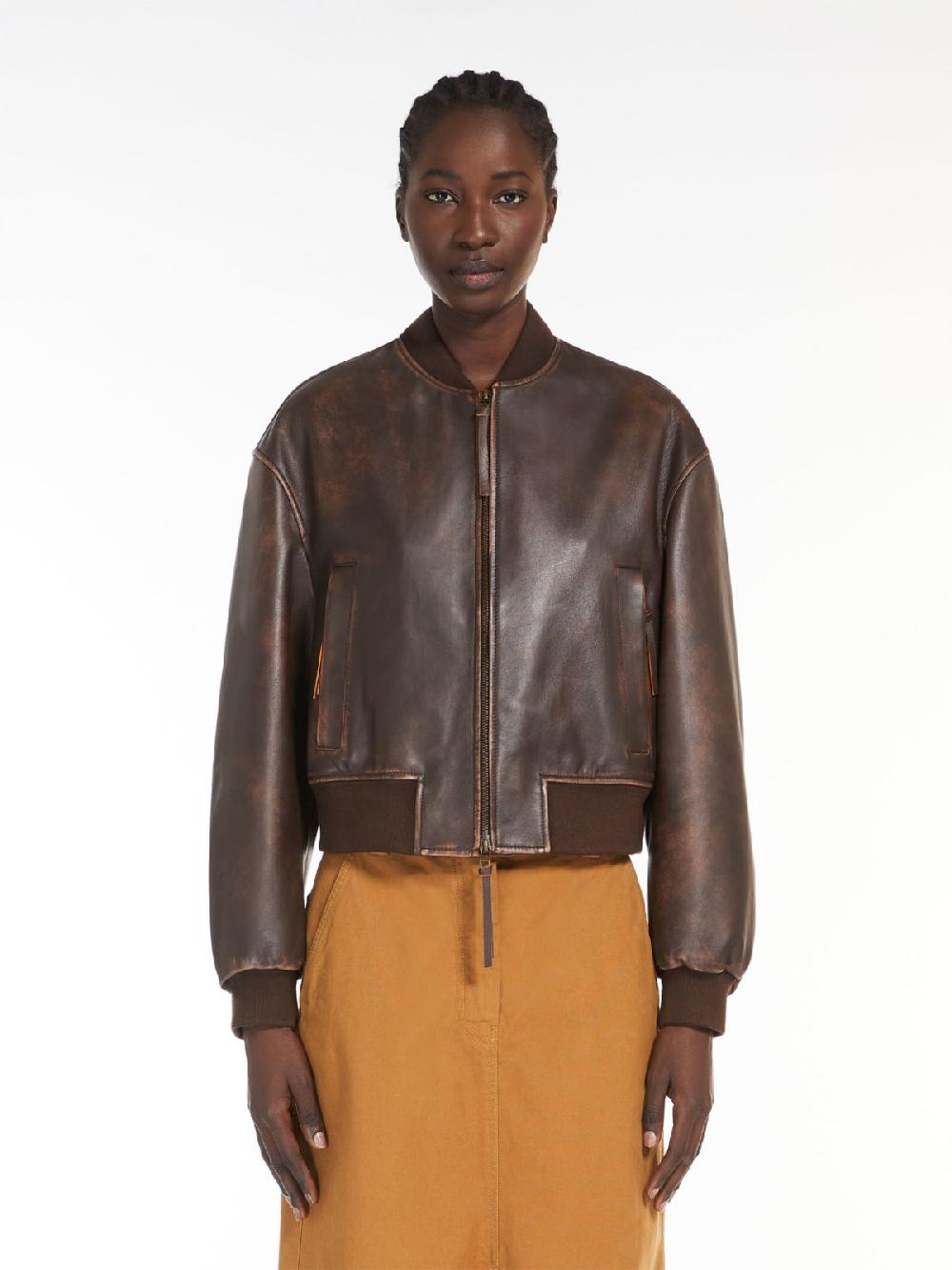 Weekend Bomber in nappa Pezzi Unici