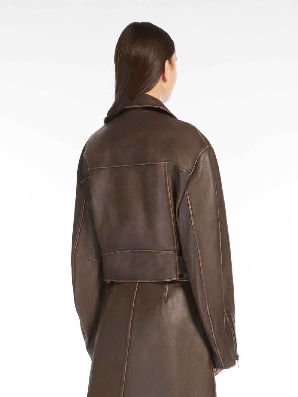 Weekend Giacca biker in pelle Soddisfazione Garantita