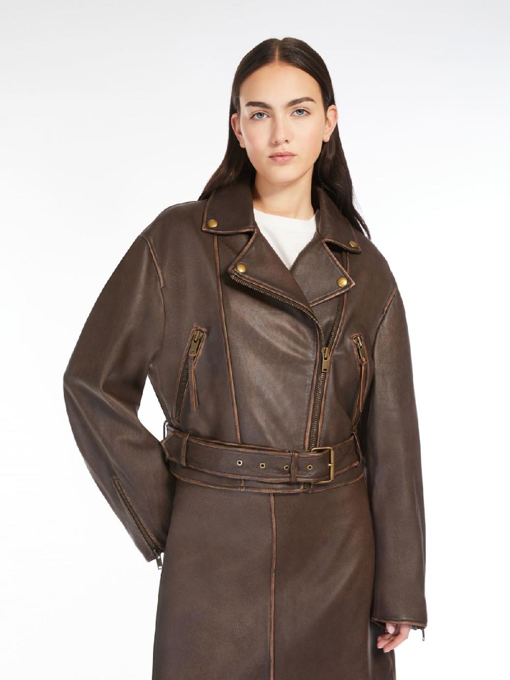 Weekend Giacca biker in pelle Soddisfazione Garantita