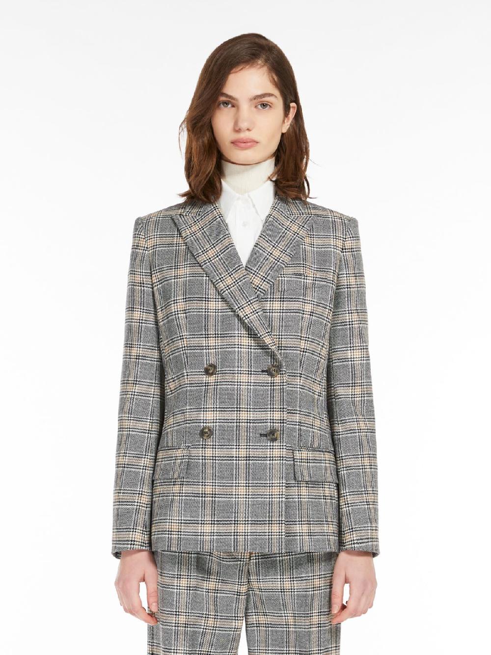 Weekend Blazer in lana disegnata Promozione Limitata
