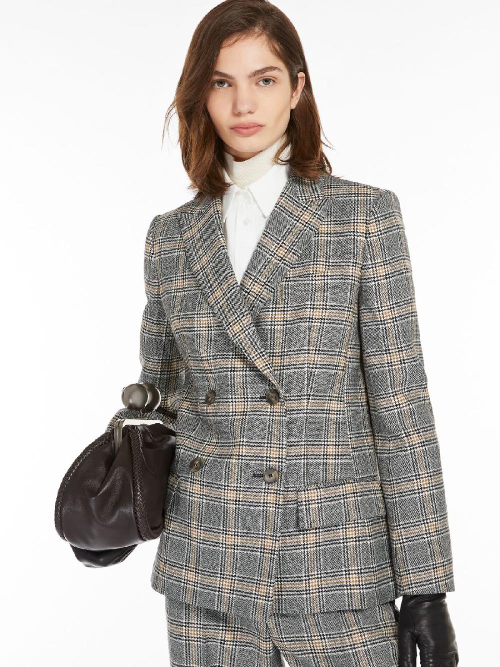 Weekend Blazer in lana disegnata Promozione Limitata