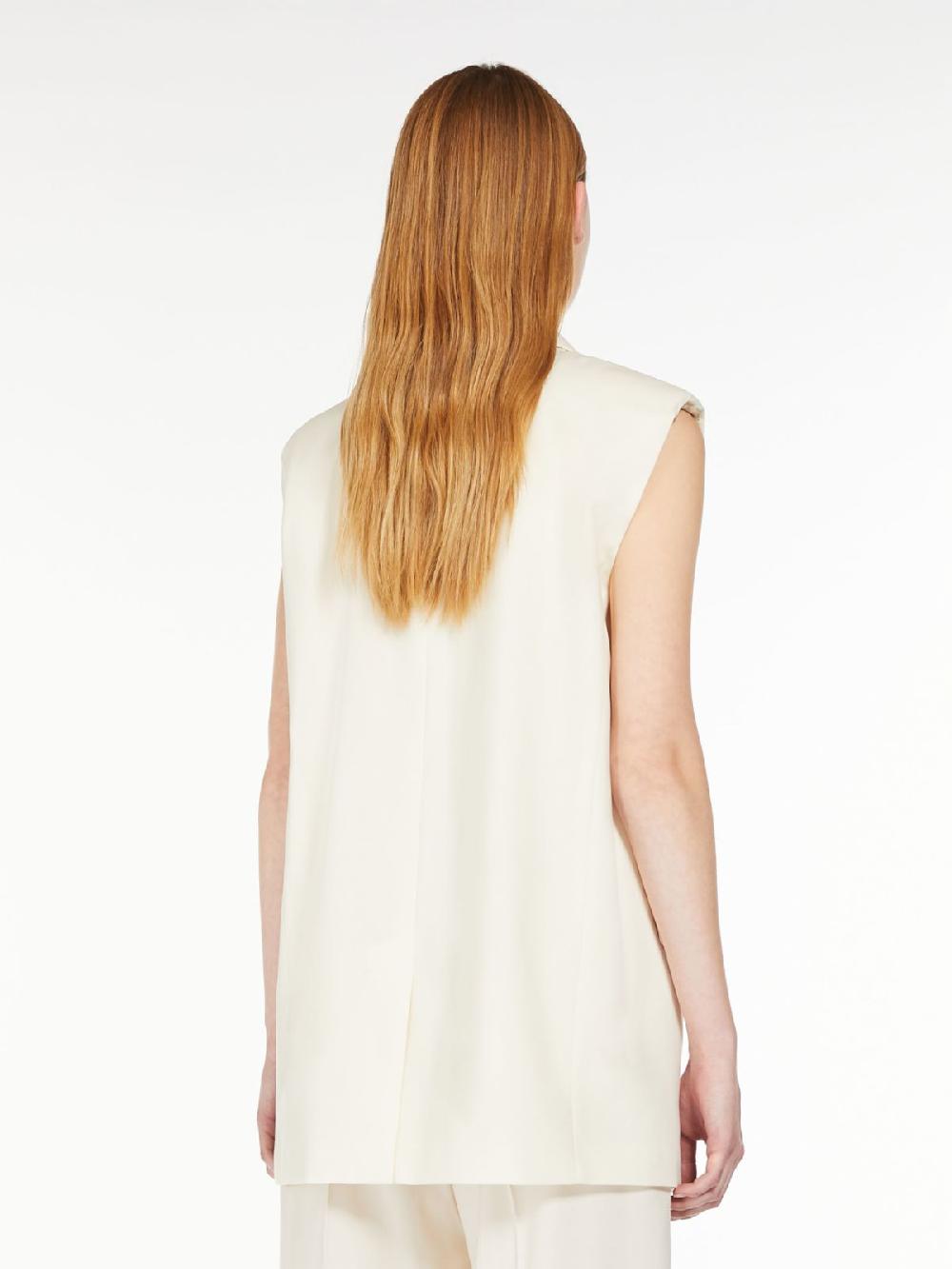 Weekend Gilet in tela di lana stretch Convenienza