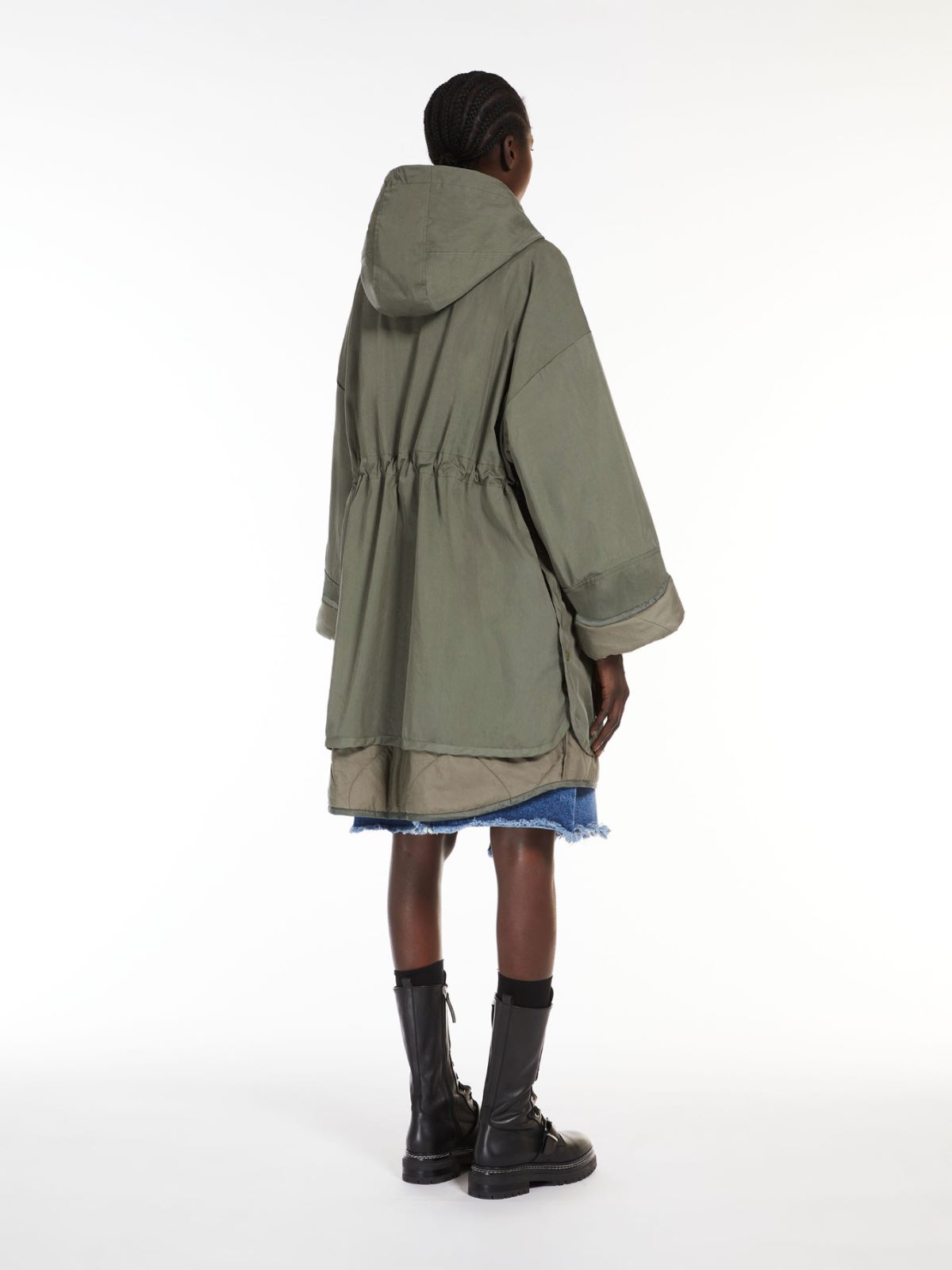 Weekend Parka reversibile in cotone antigoccia Nuova