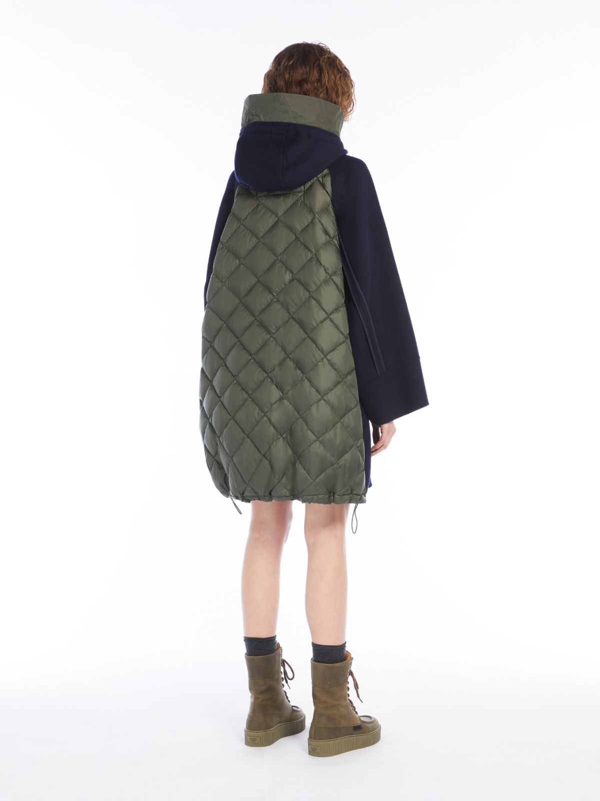 Weekend Parka in lana e tela antigoccia Moda