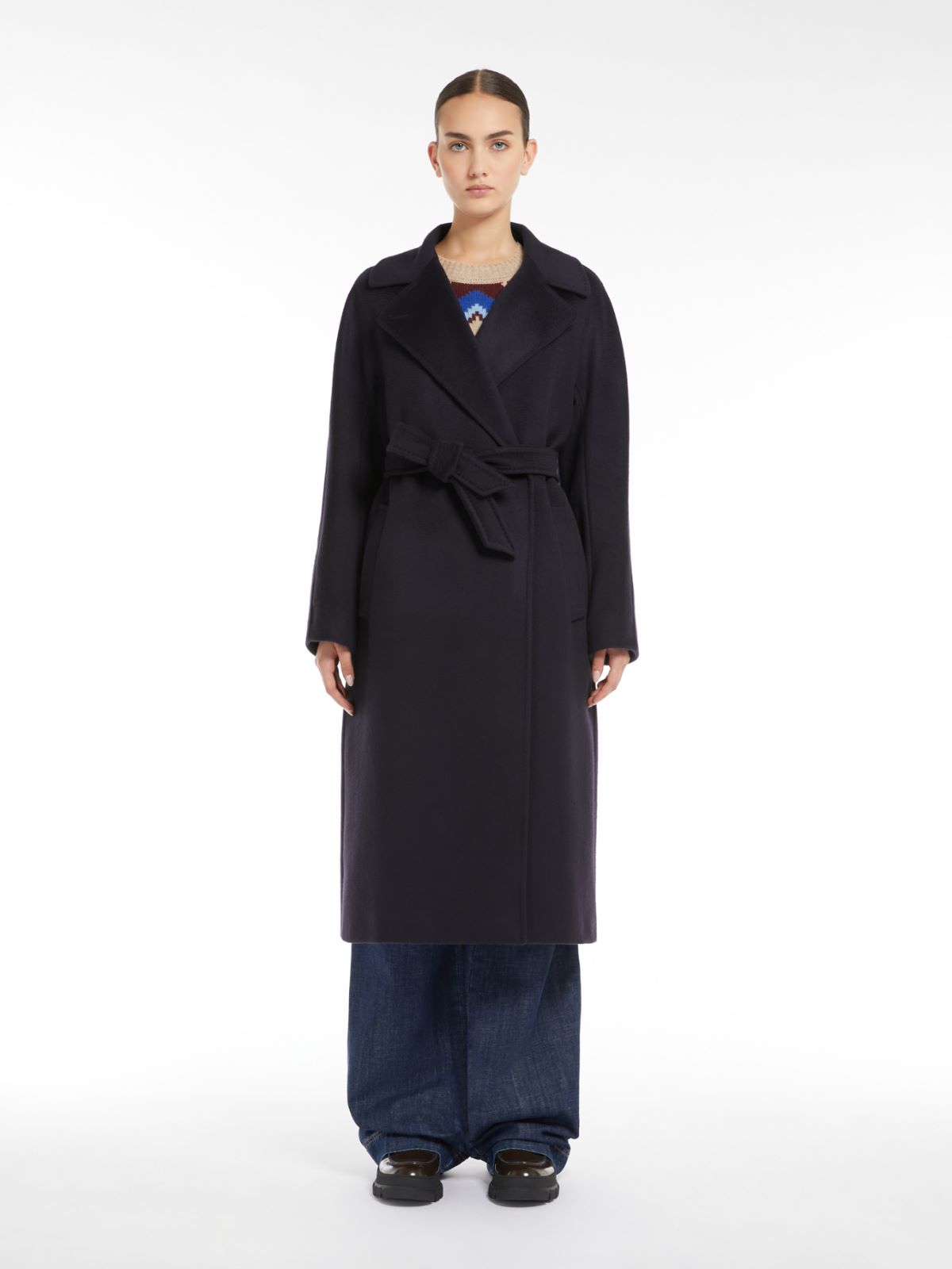 Weekend Cappotto in lana con cintura Shopping Online