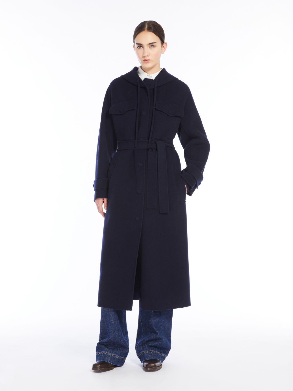 Weekend Cappotto lungo in drap di lana Affare Del Giorno