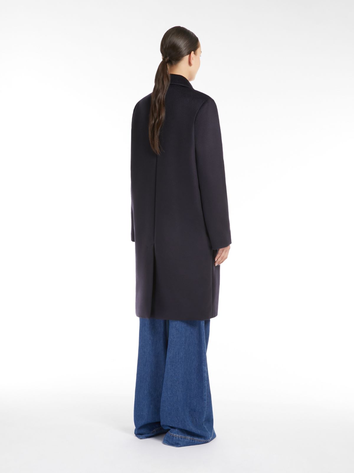 Weekend Cappotto doppiopetto in drap di lana Presa