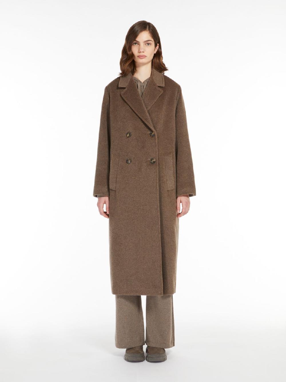Weekend Cappotto doppiopetto in lana e alpaca Offerta