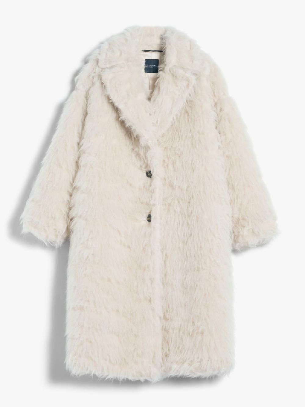 Weekend Cappotto a vestaglia in alpaca e lana Vendita Calda