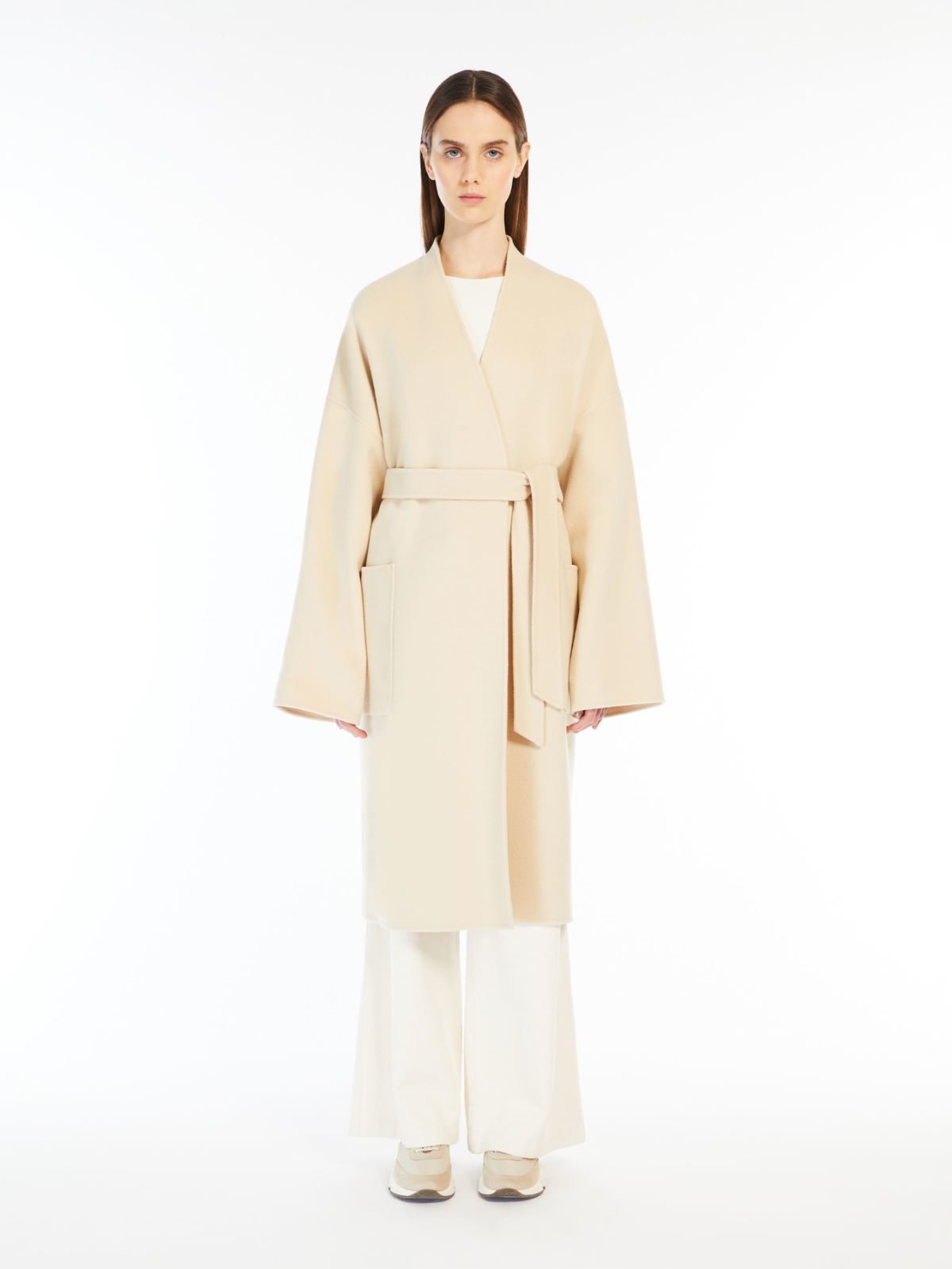 Weekend Cappotto a vestaglia in lana Saldi Di Fabbrica