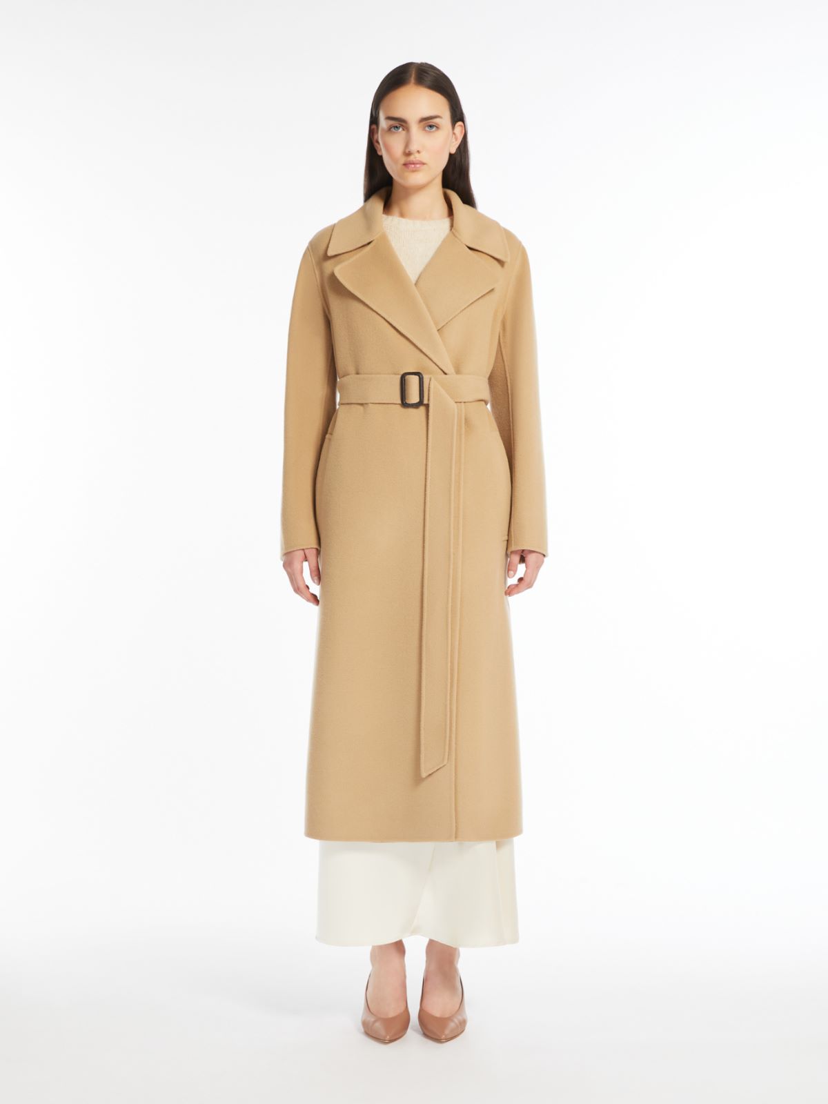 Weekend Cappotto lungo a vestaglia in lana Moda