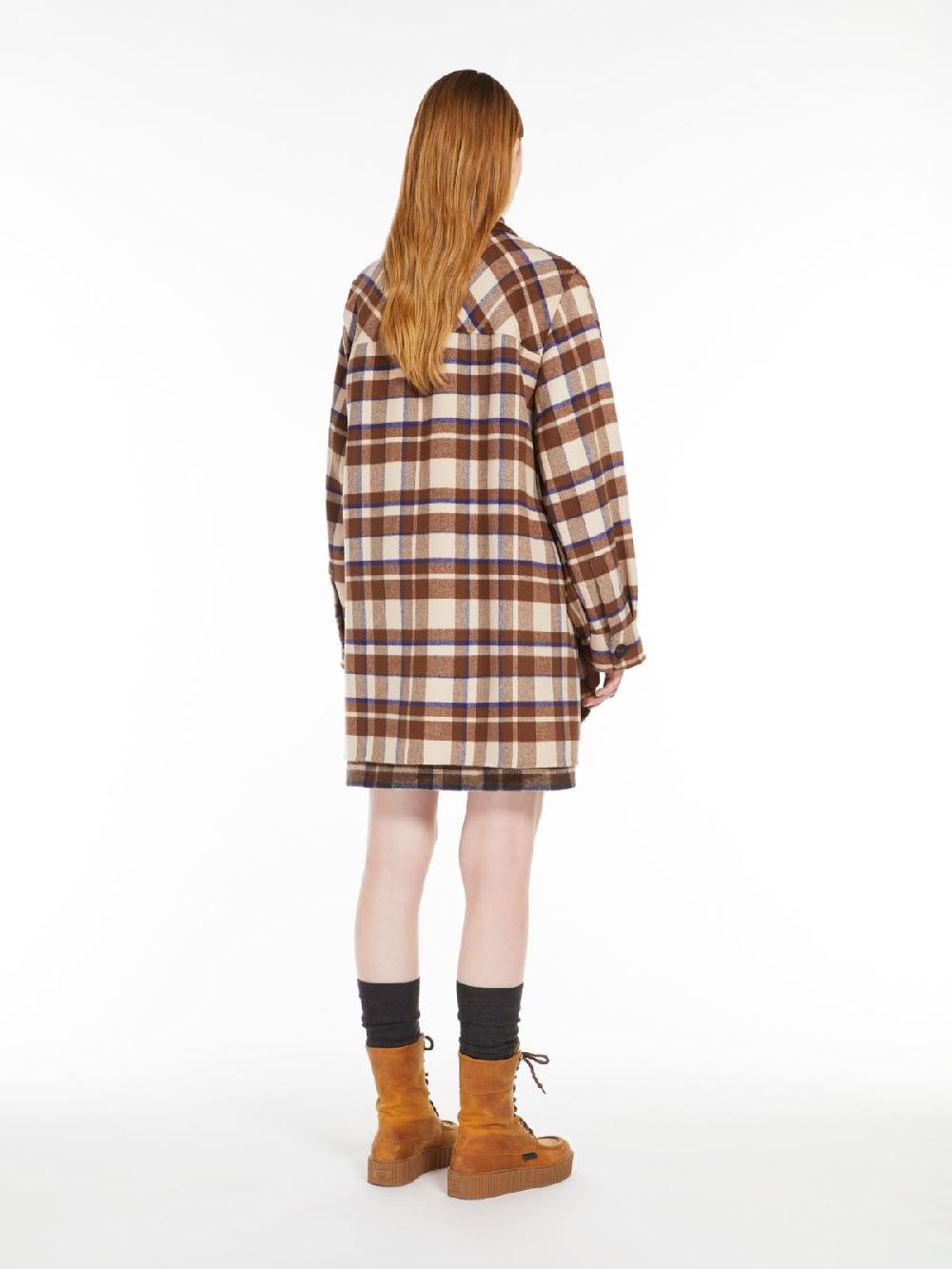 Weekend Giacca 3 pezzi in mista lana check Promozione