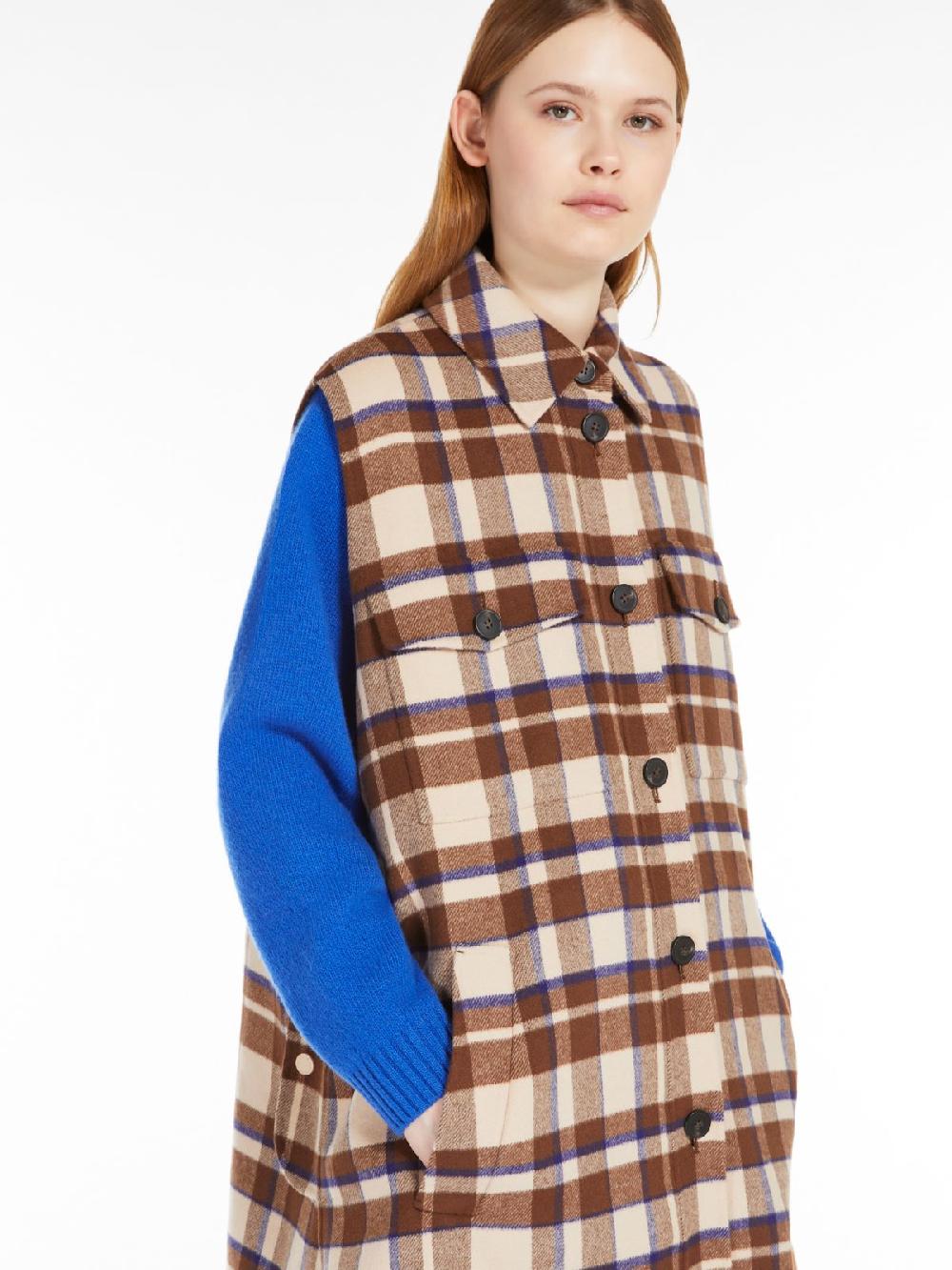 Weekend Giacca 3 pezzi in mista lana check Promozione