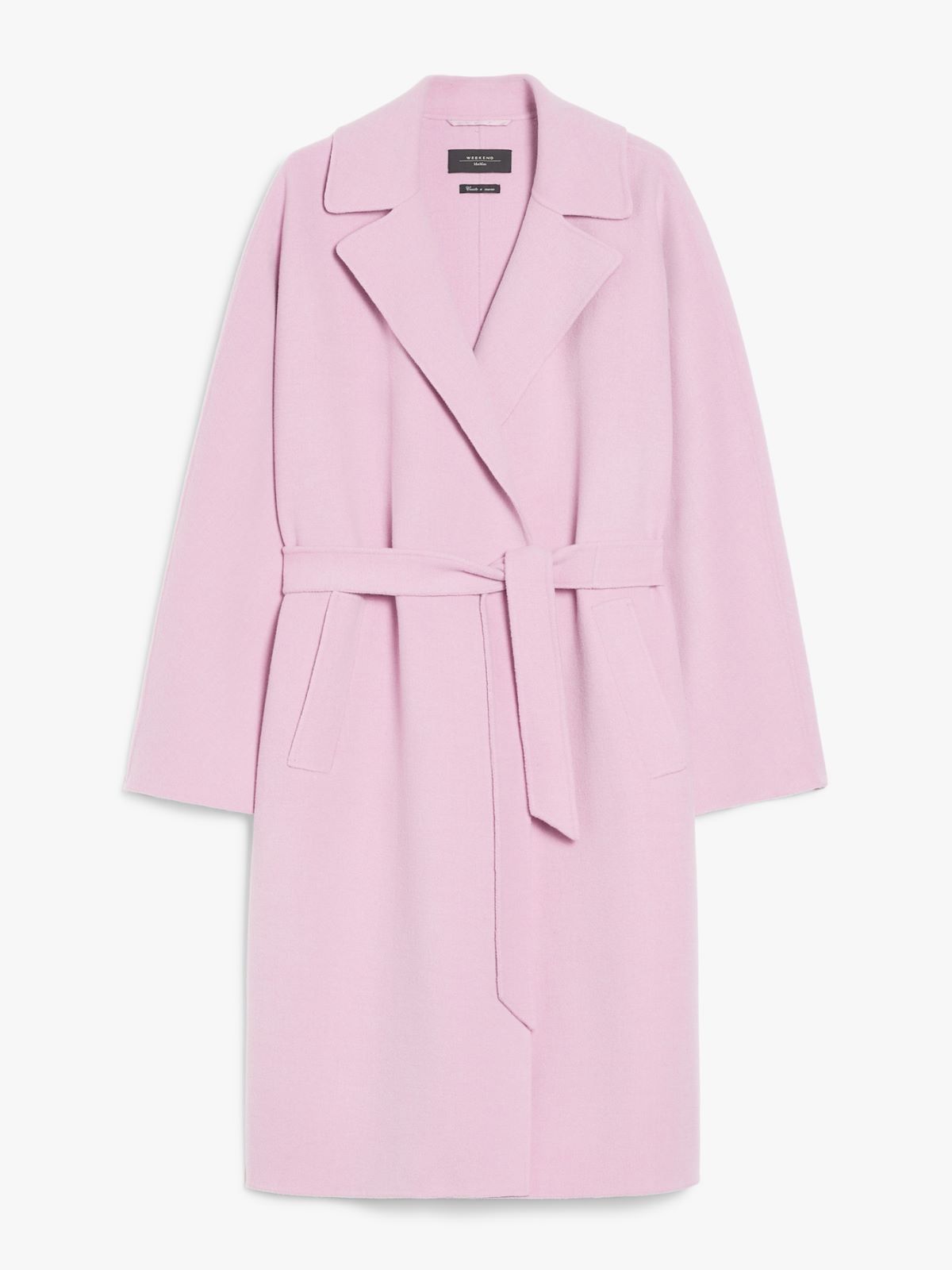 Weekend Cappotto a vestaglia in double di misto lana Pezzi Unici