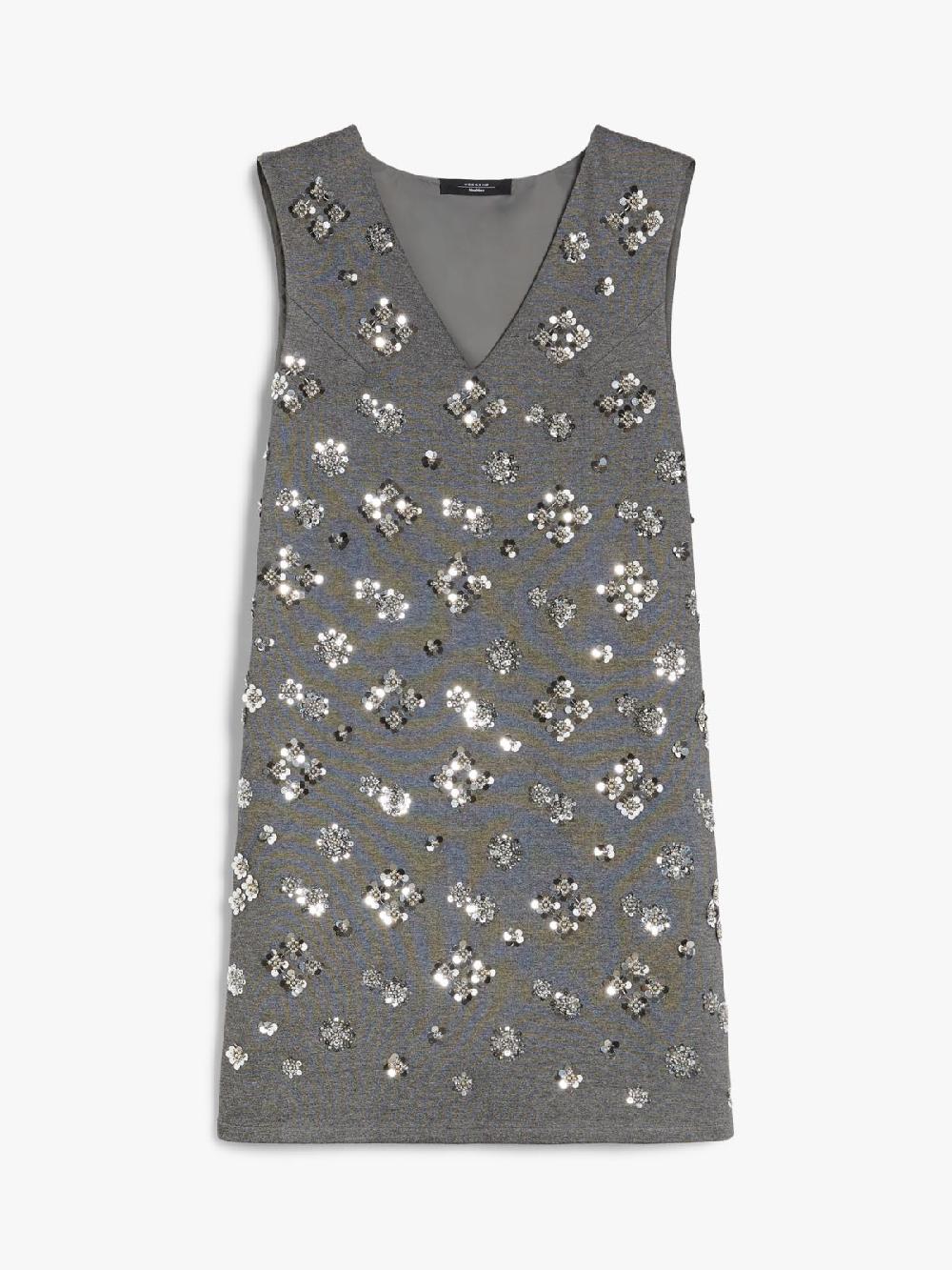 Weekend Abito in jersey con paillette Shopping Online