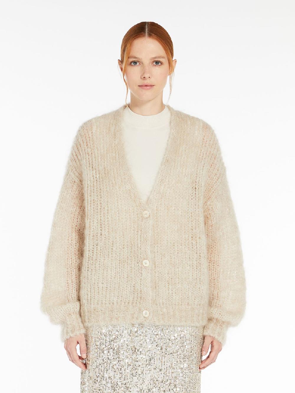 Weekend Cardigan in filato di mohair Novità