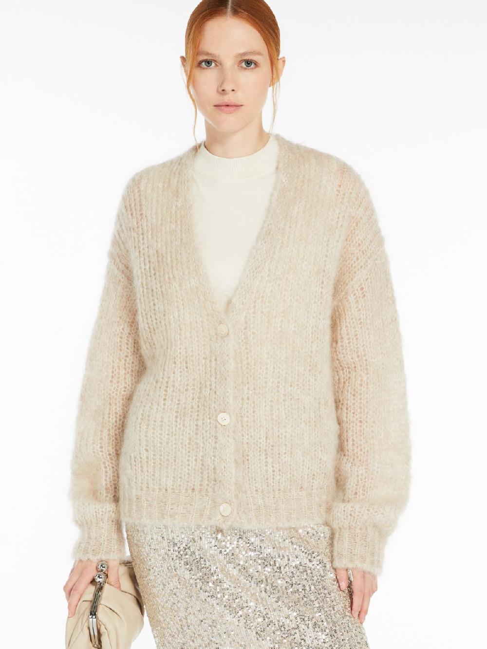 Weekend Cardigan in filato di mohair Novità