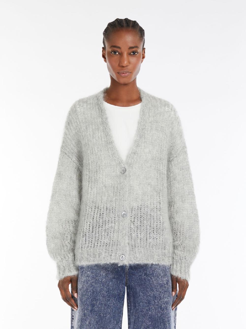 Weekend Cardigan in filato di mohair Sconto