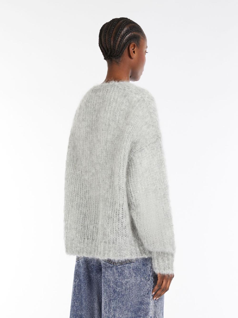Weekend Cardigan in filato di mohair Sconto