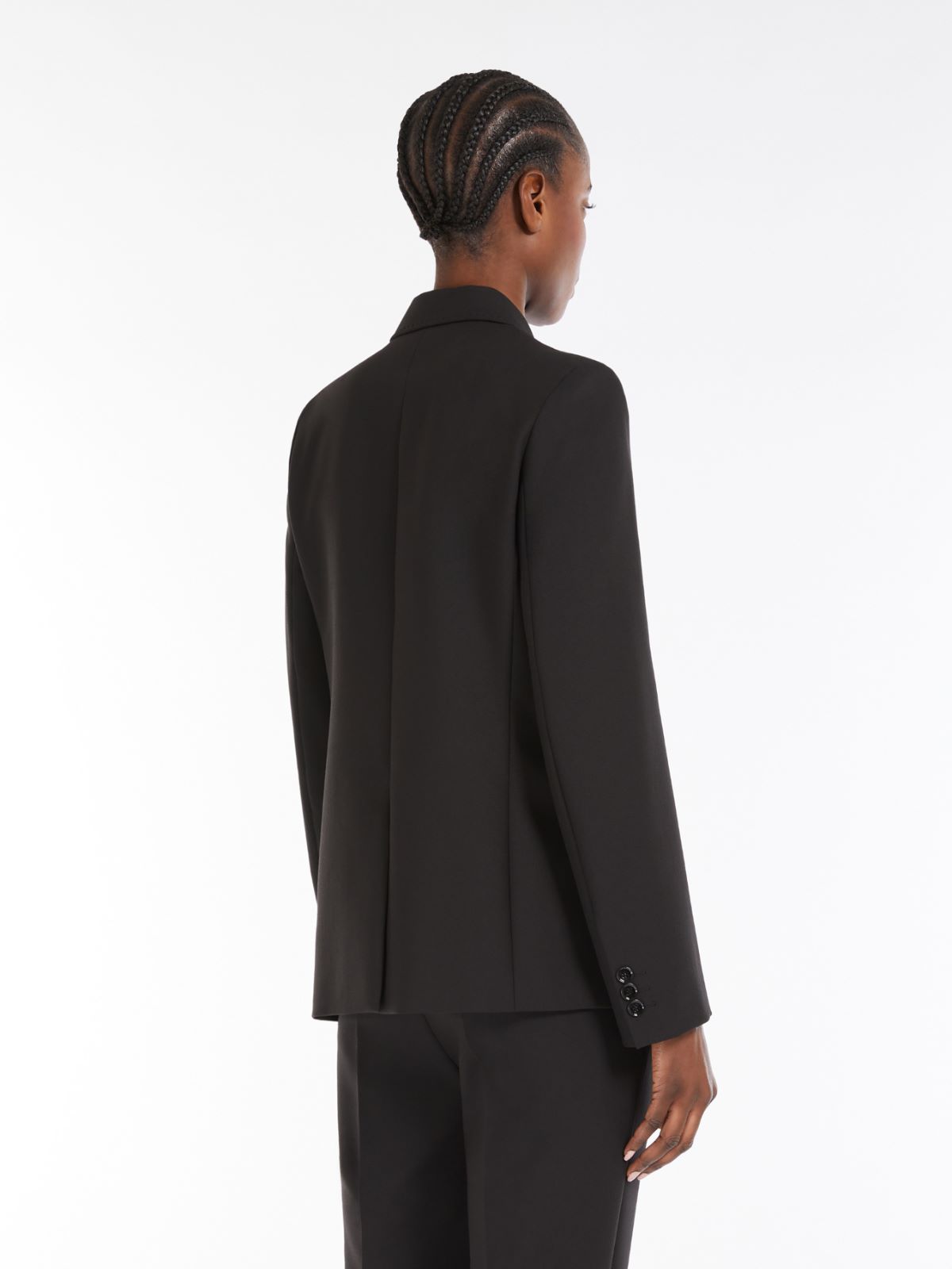 Weekend Blazer monopetto in tela di mista lana Nuova