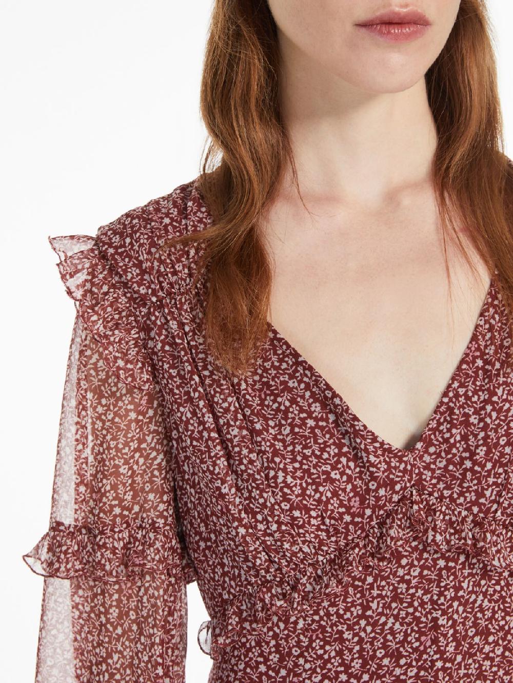 Weekend Abito corto in georgette stampata Offerta speciale della fabbrica