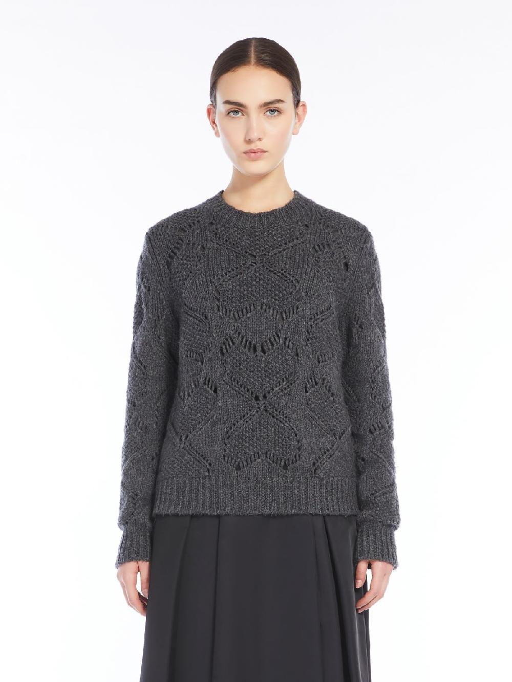 Weekend Maglia in mista lana traforata Vendite Flash