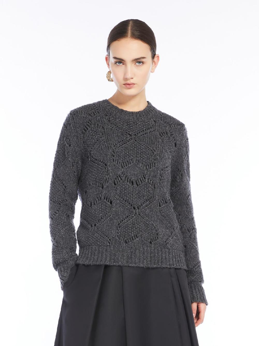 Weekend Maglia in mista lana traforata Vendite Flash