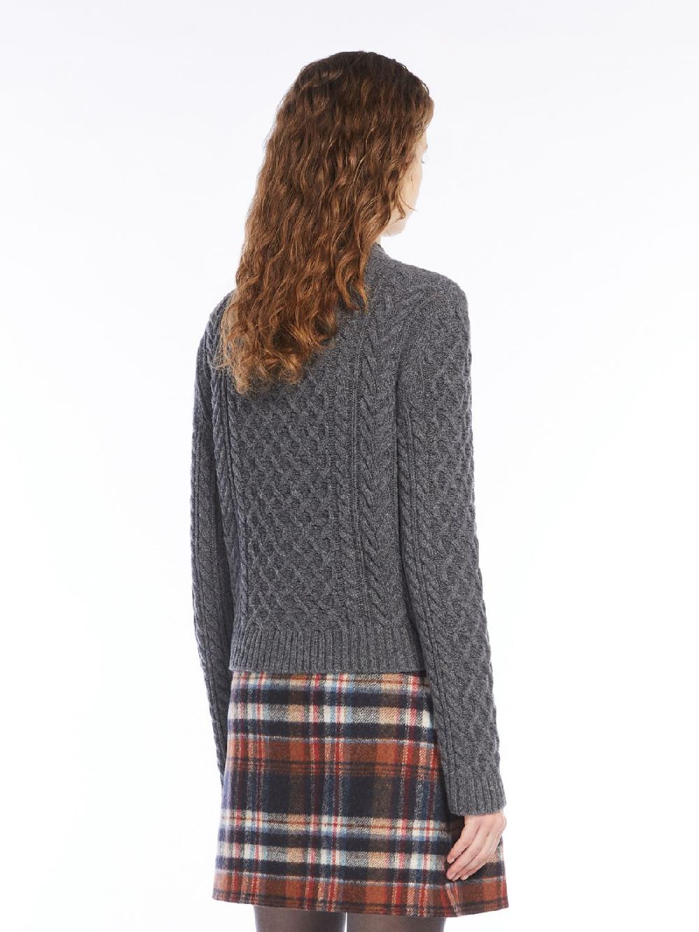 Weekend Cardigan in lana a trecce Negozio