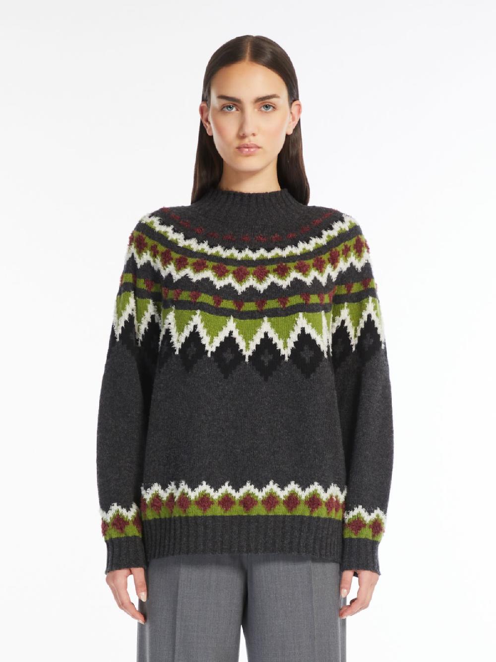 Weekend Maglia in lana jacquard In Saldo