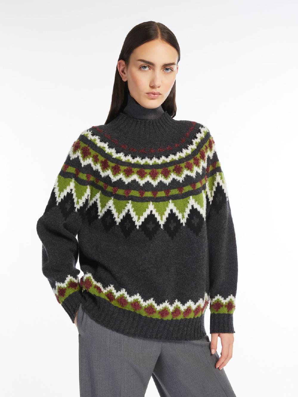 Weekend Maglia in lana jacquard In Saldo