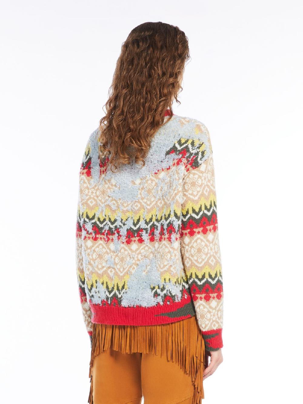 Weekend Maglia in mista lana jacquard In Linea