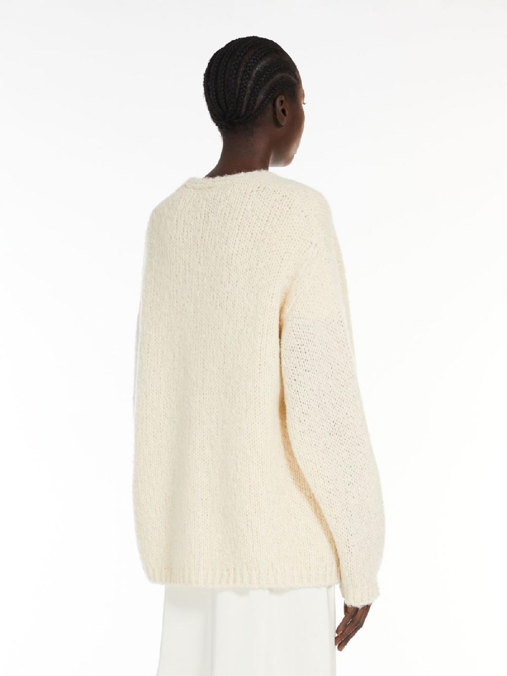Weekend Cardigan over in alpaca e cotone Pezzi Unici