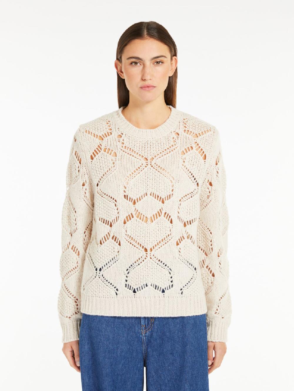 Weekend Maglia in mista lana traforata Soddisfazione Garantita