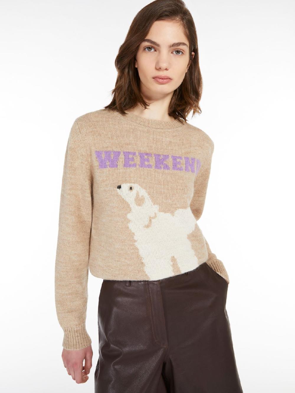 Weekend Maglia intarsiata in alpaca e lana Shopping Online