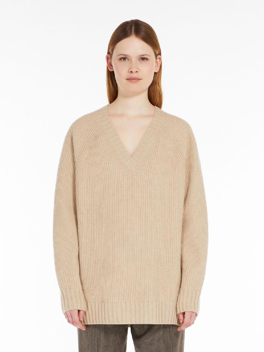 Weekend Maglia a V in lana viscosa e cachemire Affare Del Giorno